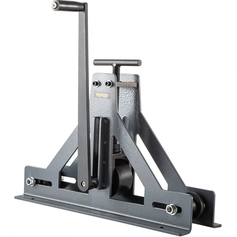 VEVOR Dobladora de tubos de 1-1/2" manual, dobladora de tubos cuadrados y rectangulares, dobladora de tubos de calibre 14, dobladora de barras planas de rodillos para acero dulce, cobre y aluminio.