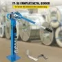 Dobladora de metal VEVOR YP-38 de 1" a 3" para barras planas y cuadradas, 7 matrices con soporte de suelo