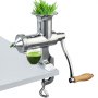 VEVOR Wheatgrass Extractor Portable Wheatgrass Juicer with 3 Tamices Wheatgrass Juicers Manual Acero inoxidable Wheatgrass Extractor Machine for Wheat Grass Fruit Vegetable