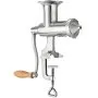 Exprimidor manual de pasto de trigo VEVOR de acero inoxidable con mango de madera y abrazadera.