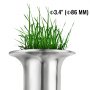 VEVOR Wheatgrass Extractor Portable Wheatgrass Juicer with 3 Tamices Wheatgrass Juicers Manual Acero inoxidable Wheatgrass Extractor Machine for Wheat Grass Fruit Vegetable
