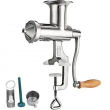 VEVOR Extractor de Pasto de Trigo Exprimidor de Pasto de Trigo Portátil con 3 Tamices Exprimidores de Pasto Trigo Manual Acero Inoxidable Extractora