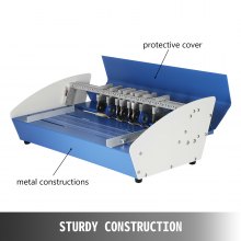 Máquina plegadora eléctrica VEVOR Máquina plegadora de papel de 21 pulgadas Máquina plegadora 3 en 1 con presente de metal resistente multifunción