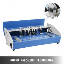 Máquina plegadora eléctrica VEVOR Máquina plegadora de papel de 21 pulgadas Máquina plegadora 3 en 1 con presente de metal resistente multifunción