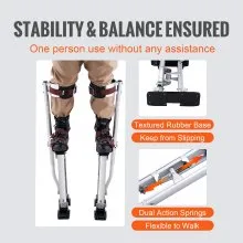 Zancos para paneles de yeso VEVOR Zancos para herramientas de aluminio Cinta de pintura ajustable de 18''-30''