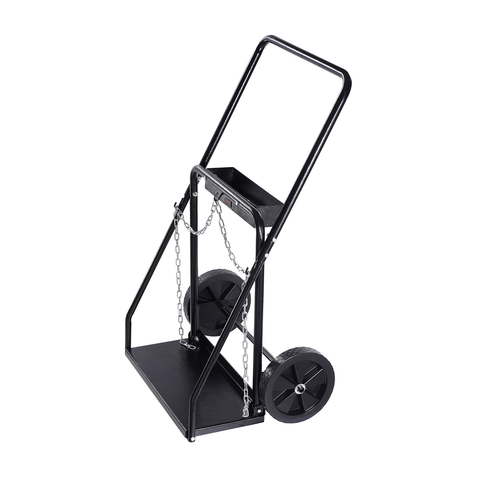 Carro para dos cilindros de soldadura Carro para tanque de oxígeno y acetileno con ruedas sólidas de 10