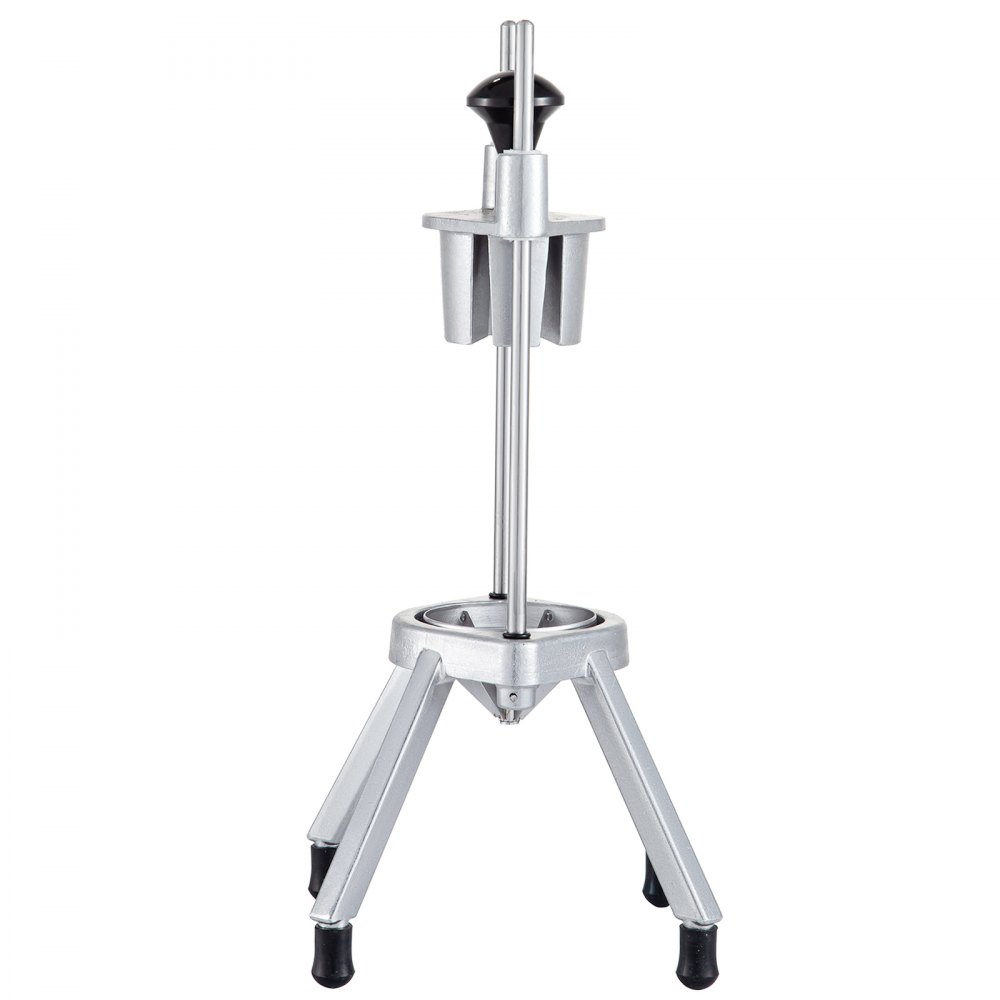 Cortador de lima y fruta VEVOR con estructura de metal resistente y mango ergonómico.