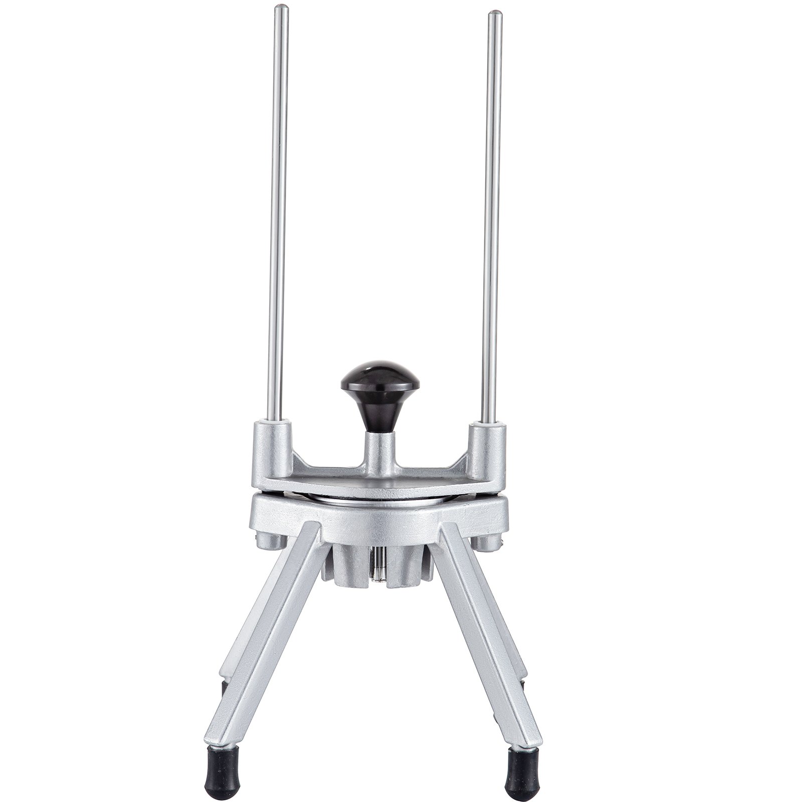 Cortador de frutas y limas VEVOR con estructura de metal resistente y patas de goma antideslizantes.