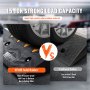 Rampas de goma VEVOR para bordillos (paquete de 2), 12,7 cm de altura, resistentes, con capacidad de 15 toneladas (33069 lb), rampas de acceso con estructura de rejilla estable para coches, sillas de ruedas, bicicletas y motocicletas.