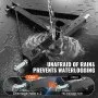 VEVOR Receptor de enganche de 3 puntos, receptor de 3 puntos de 2 pulgadas, enganche de remolque, categoría 1, adaptador de barra de remolque para tractor con pasadores, compatible con Kubota, Mahindra, Ford, Yanmar, John Deere, Massey Ferguson
