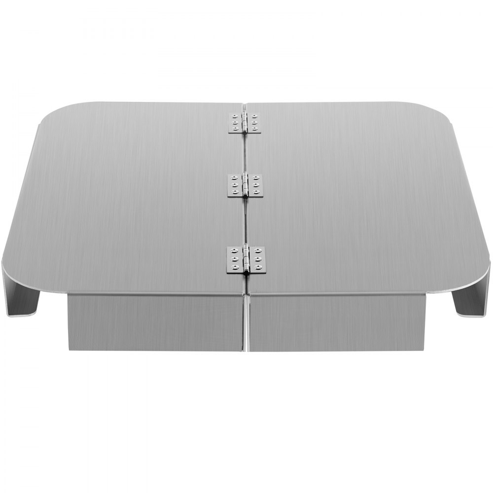 VEVOR Fire Pit Heat Shield, 26 x 26 pulgadas Defensor de cubierta y protector de césped, deflector de calor de hoguera de alta temperatura, alfombrilla de hoguera para protección de césped, almohadilla de hoguera para exteriores, hogueras, quema de madera, cuadrada