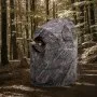 VEVOR - Escondite de caza individual con bolsa de transporte, tienda de camuflaje portátil, refugio oculto reforzado y duradero con puerta y ventana silenciosas con cremallera, para pavos y ciervos