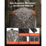 VEVOR Tienda de Caza Portátil Visión de 270° Puesto de Caza Plegable para 1 o 2 Personas con Bolsa de Transporte Tienda de Camuflaje Resistente con 3 Ventanas Horizontales, 1410 x 1410 x 1700 mm