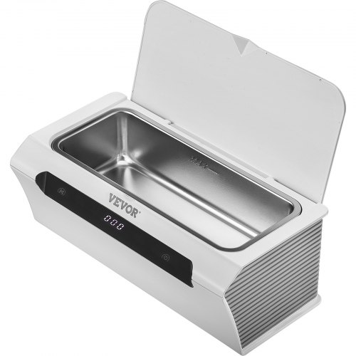 Limpiador ultrasónico VEVOR Máquina de limpieza por ultrasonidos 500ML Blanco para joyería