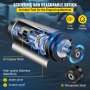 VEVOR VFD CNC Spindle Motor Kits 110V CNC Spindle Motor Kits 2.2KW Motor de husillo refrigerado por agua 400HZ 24000RPM VFD 3HP Bomba de agua 110V 80W Montaje de abrazadera de motor 80mm Tubería de agua 5m para máquina de grabado CNC