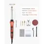 Kit de soldador de plástico VEVOR, soldador de plástico de doble potencia de 60 W/100 W con 3 puntas y 20 varillas de soldadura, herramienta profesional para reparación de plásticos, parachoques de coche, kayaks, juguetes y electrónica.