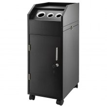 Carrito de almacenamiento para salón, soporte para secador de pelo de belleza, equipo de estilista, negro