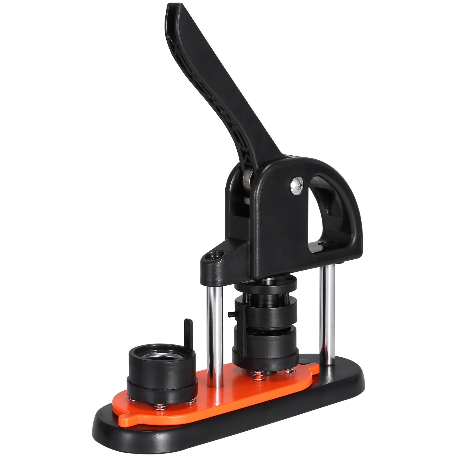 VEVOR Fabricante de botones, 1,25 pulgadas/32 mm con 500 piezas de botones, kit de prensa de punzón con mango de arco ergonómico, máquina para hacer botones con libro mágico Panda, para niños, regalos