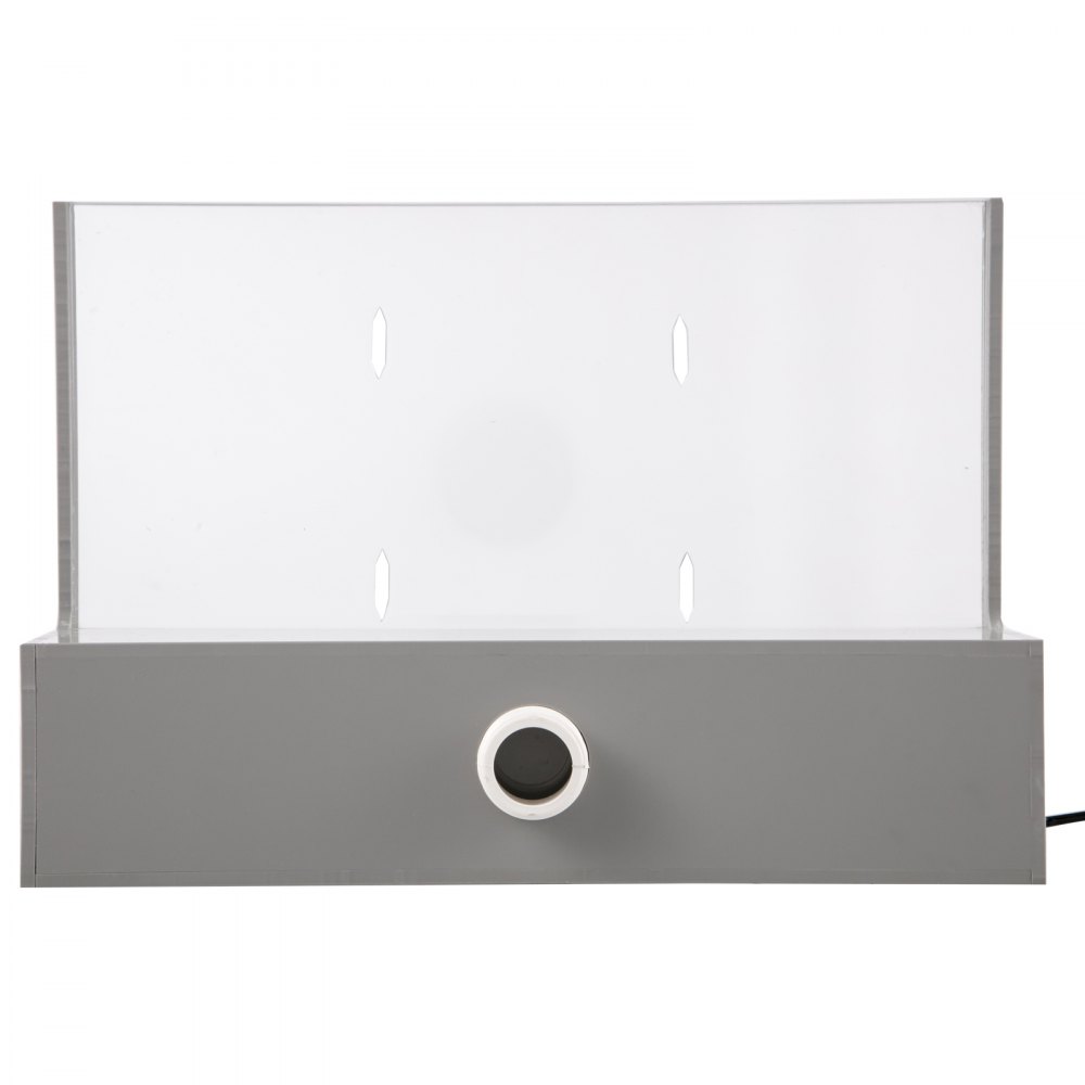 VEVOR Fuente de piscina Spillway 11.8x3.2x8.1 pulgadas, fuente Spilway tira azul de luz LED, fuente de cascada de piscina acrílico sólido, cascada de piscina para estanque de jardín, piscina, cuadrados