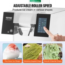 Máquina comercial de hielo en forma de copo de nieve de 397 libras/24 horas de acero inoxidable para helados