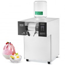 Máquina comercial de hielo en forma de copo de nieve de 385 libras/24 horas de acero inoxidable para helados