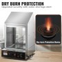 VEVOR Máquina para Perritos Calientes, 36 L, Vaporera para Perritos Calientes de 2 Niveles para 200 Perritos Calientes y 42 Bollos, Cocina Eléctrica para Calentar Bollos de 1200W con Perilla Giratoria
