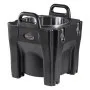 Transportador de alimentos isotérmico VEVOR, capacidad de 32 cuartos, caja térmica apilable para catering con barril de acero inoxidable, calentador de alimentos de carga superior de LLDPE con asas integradas, hebillas y base fija, para comedores de restaurantes, B