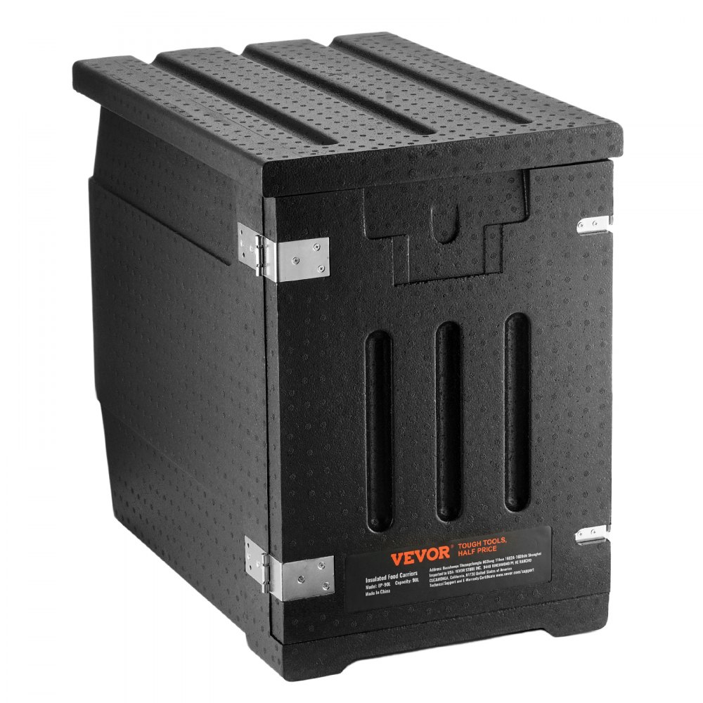VEVOR - Porta recipientes térmicos para alimentos, caja caliente de 82 cuartos de galón para catering, porta recipientes para alimentos LLDPE con hebillas dobles, calentador de alimentos de carga frontal para restaurantes, cantinas, etc.