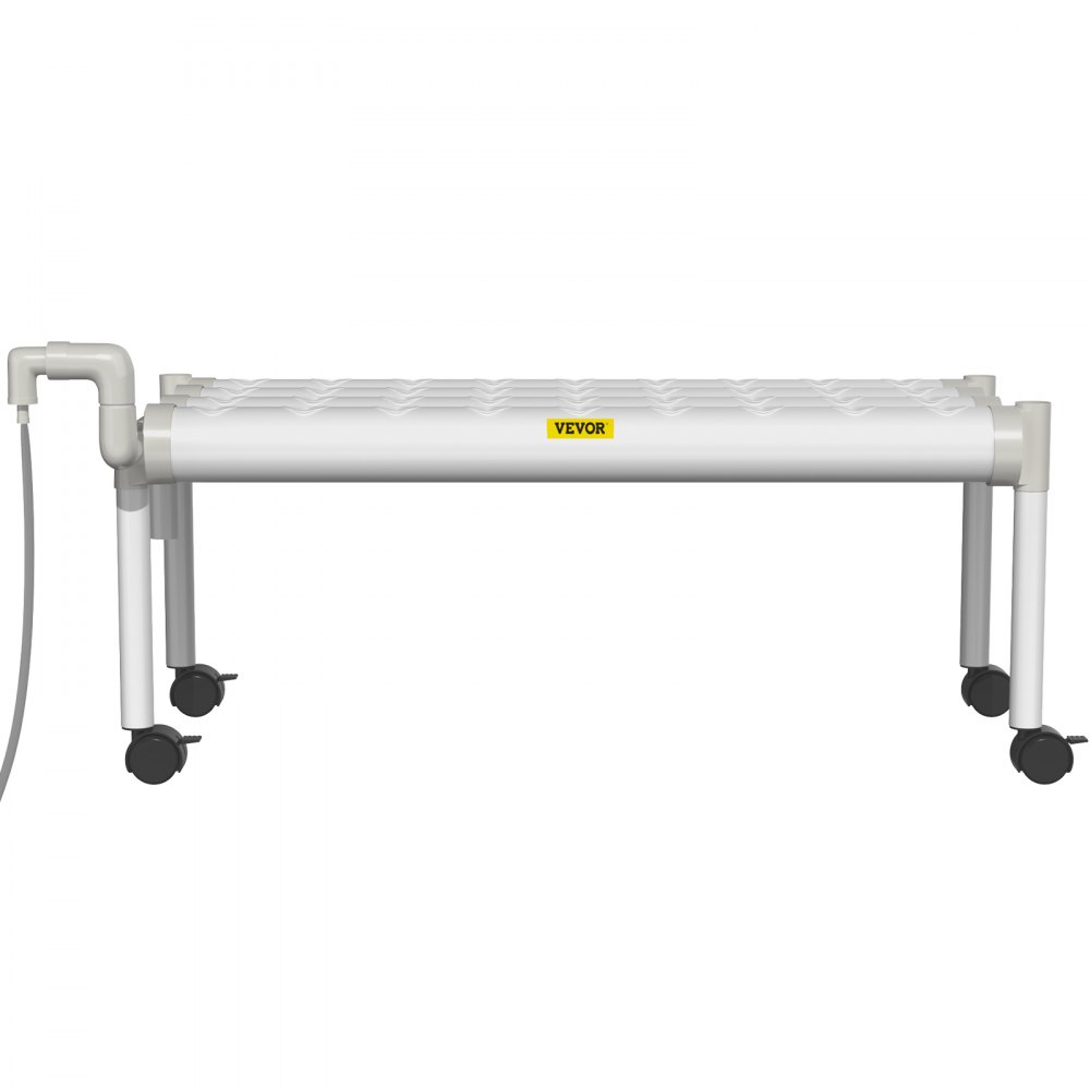 Sistema de cultivo hidropónico VEVOR, 36 sitios, 4 tubos de PVC-U de grado alimenticio, kit de plantación interior de 1 capa con bomba de agua, temporizador, cesta nido, esponja para frutas, verduras, hierbas, blanco