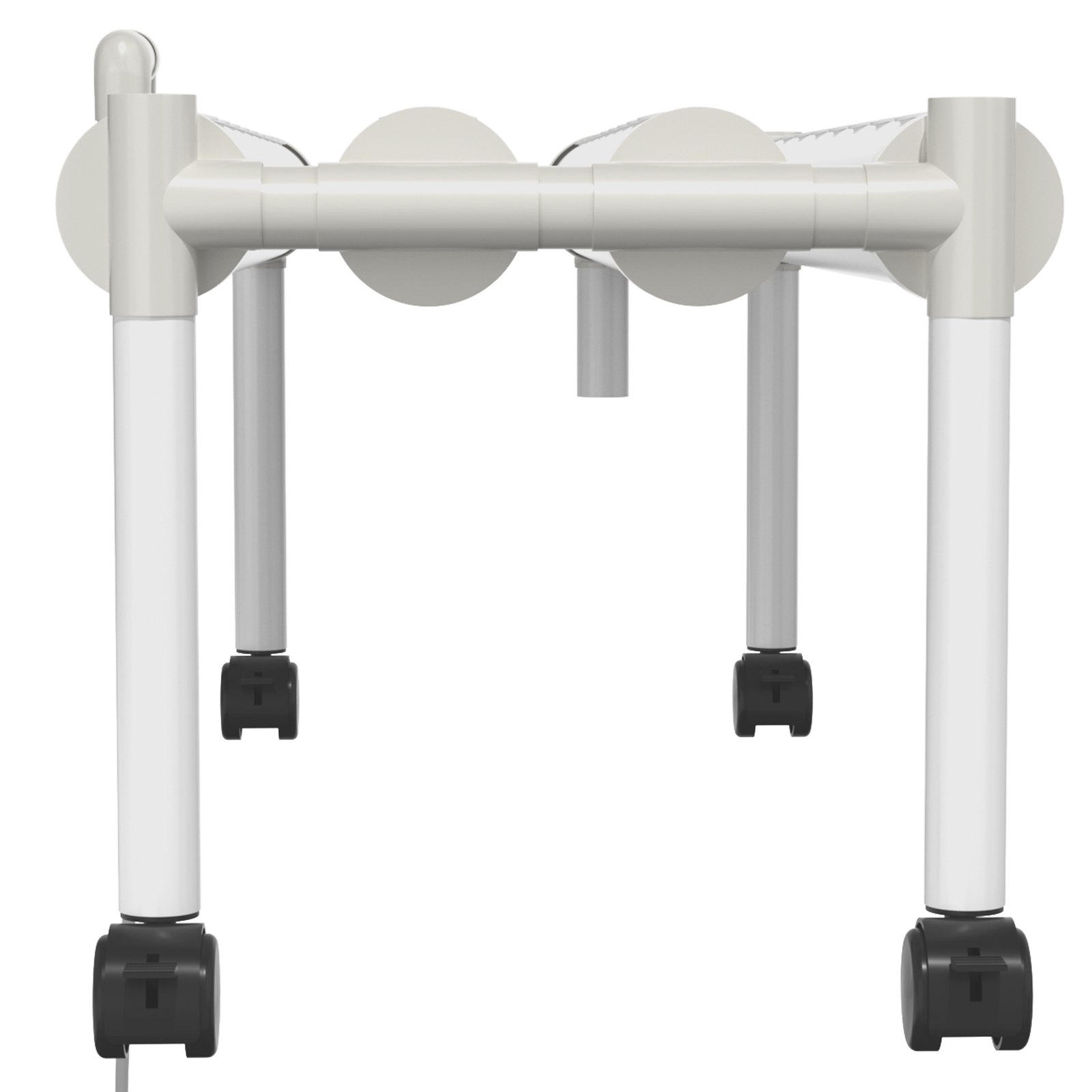 Sistema de cultivo hidropónico VEVOR, 36 sitios, 4 tubos de PVC-U de grado alimenticio, kit de plantación interior de 1 capa con bomba de agua, temporizador, cesta nido, esponja para frutas, verduras, hierbas, blanco