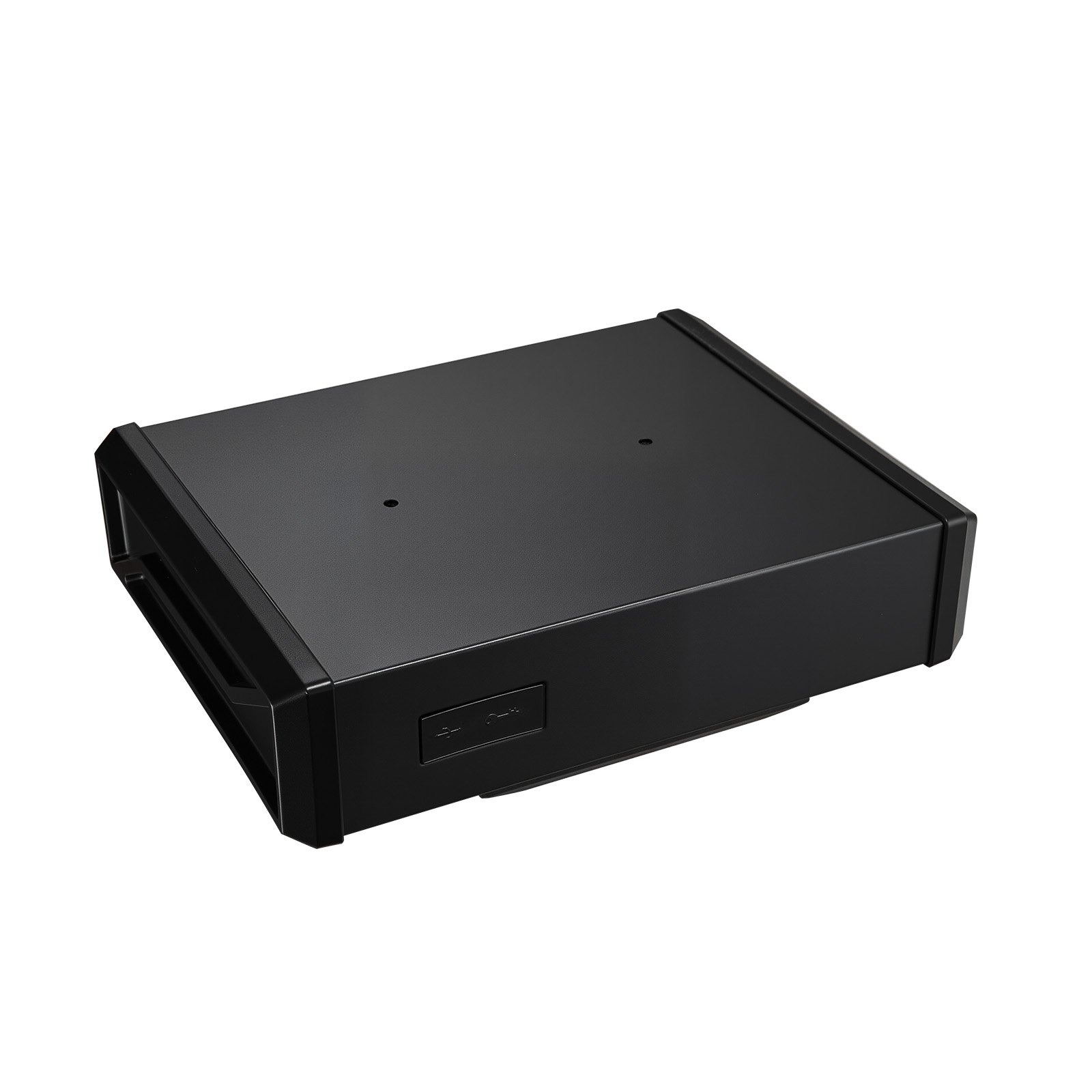 Caja fuerte para armas VEVOR, resistente, con huella dactilar, contraseña y llave, con 3 vías de acceso rápido e iluminación para 2 pistolas y 2 cargadores, ideal para mesita de noche, escritorio o coche.