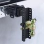 Enganche de remolque ajustable VEVOR con soporte de bola doble y múltiples configuraciones de altura para un remolque versátil.
