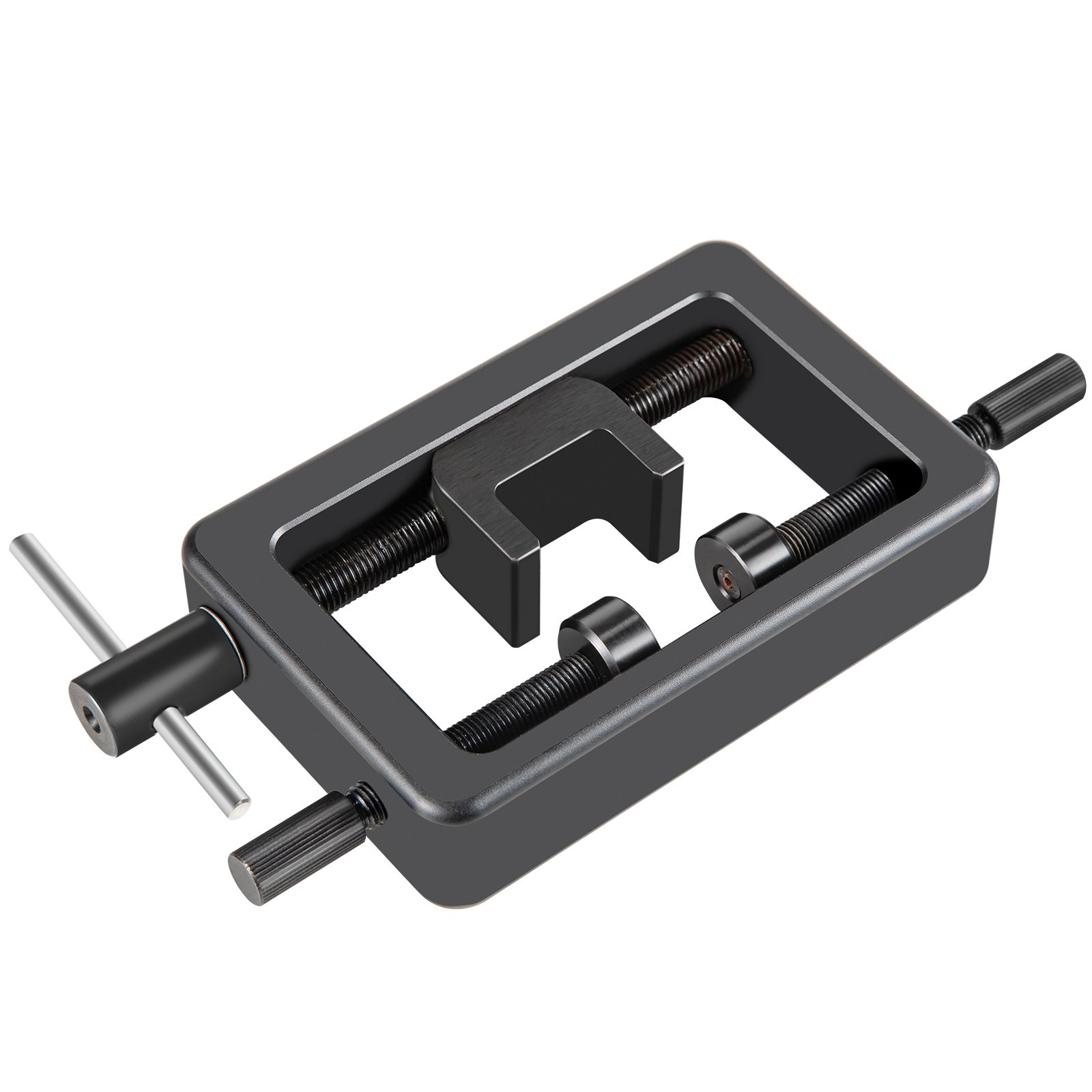 VEVOR Herramienta de vista precisa, construcción de aluminio resistente, herramienta de vista delantera y trasera, ajuste y mantenimiento de la vista, herramienta de ajuste de la vista, ensamblaje reversible, negro