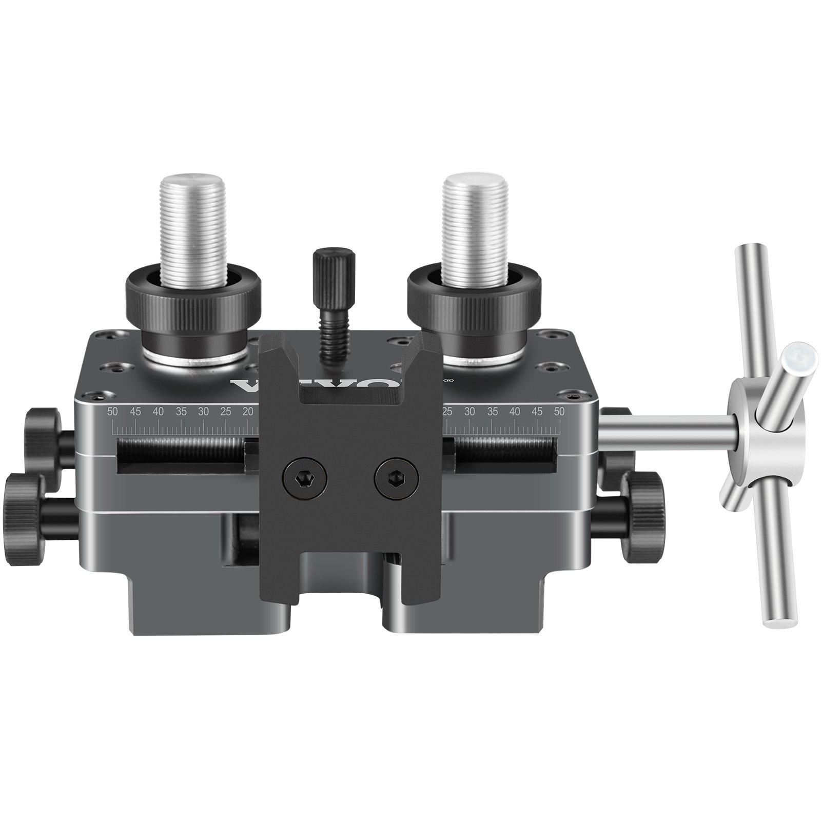 Herramienta de vista VEVOR para ajuste y mantenimiento de vista de alta precisión, herramienta de vista de aluminio, herramienta de ensamblaje de punta de vista delantera y trasera reversible para semiautomático (negro)