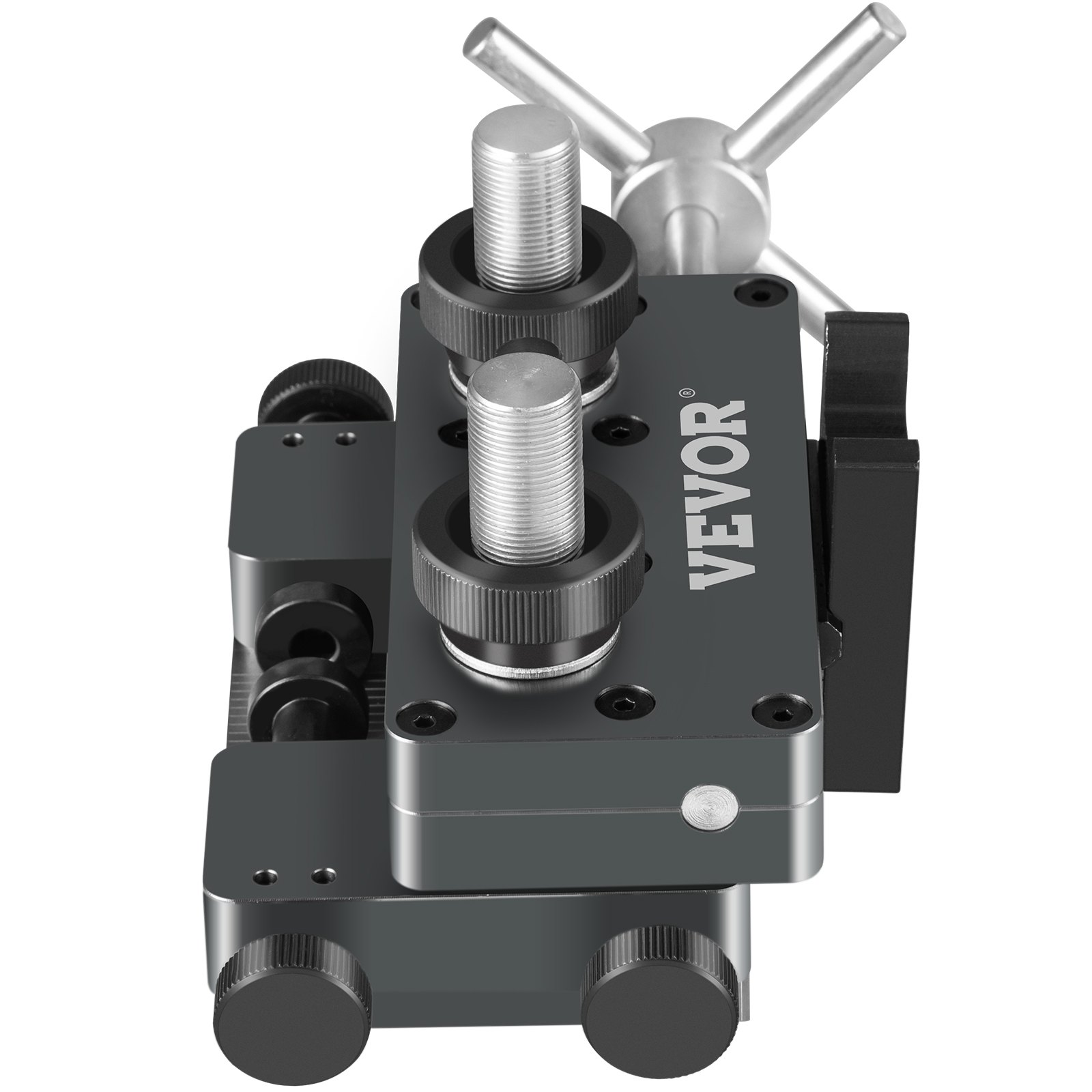 Herramienta de vista VEVOR para ajuste y mantenimiento de vista de alta precisión, herramienta de vista de aluminio, herramienta de ensamblaje de punta de vista delantera y trasera reversible para semiautomático (negro)