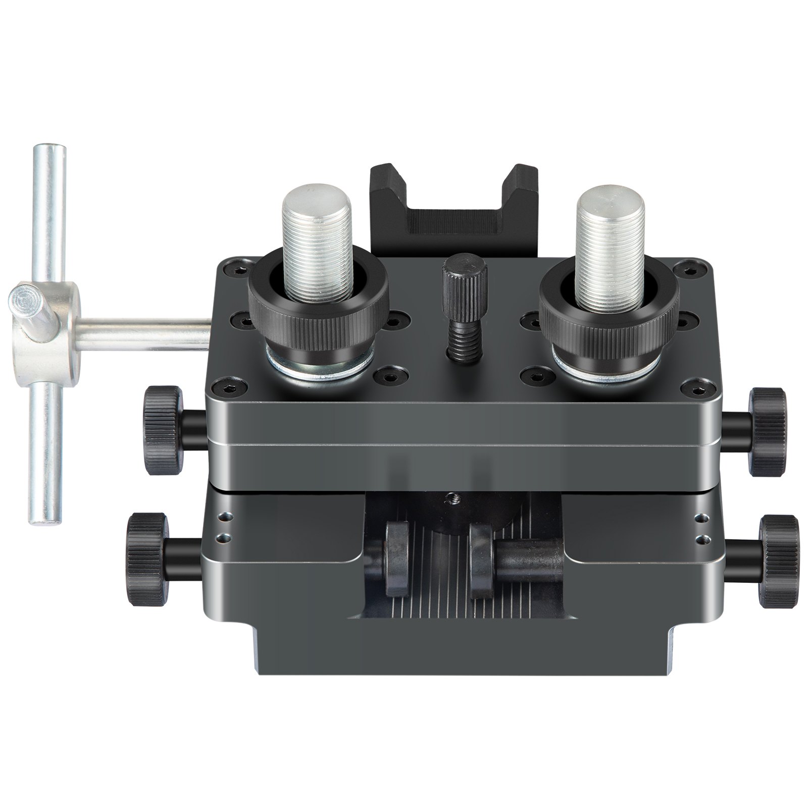 Herramienta de vista VEVOR para ajuste y mantenimiento de vista de alta precisión, herramienta de vista de aluminio, herramienta de ensamblaje de punta de vista delantera y trasera reversible para semiautomático (negro)