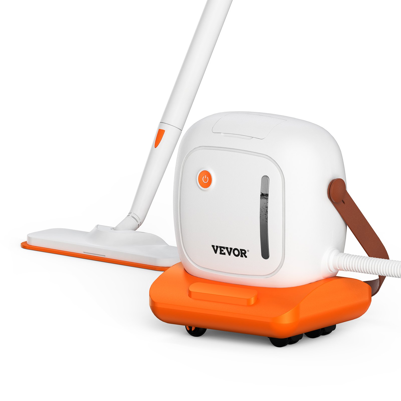 VEVOR Limpiador a vapor para uso doméstico, limpiador a vapor portátil con tanque de 45 oz, 20 accesorios y cable de alimentación de 16.4 pies, vaporizador para limpieza profunda de pisos, ventanas, lechada, parrillas, automóviles y más