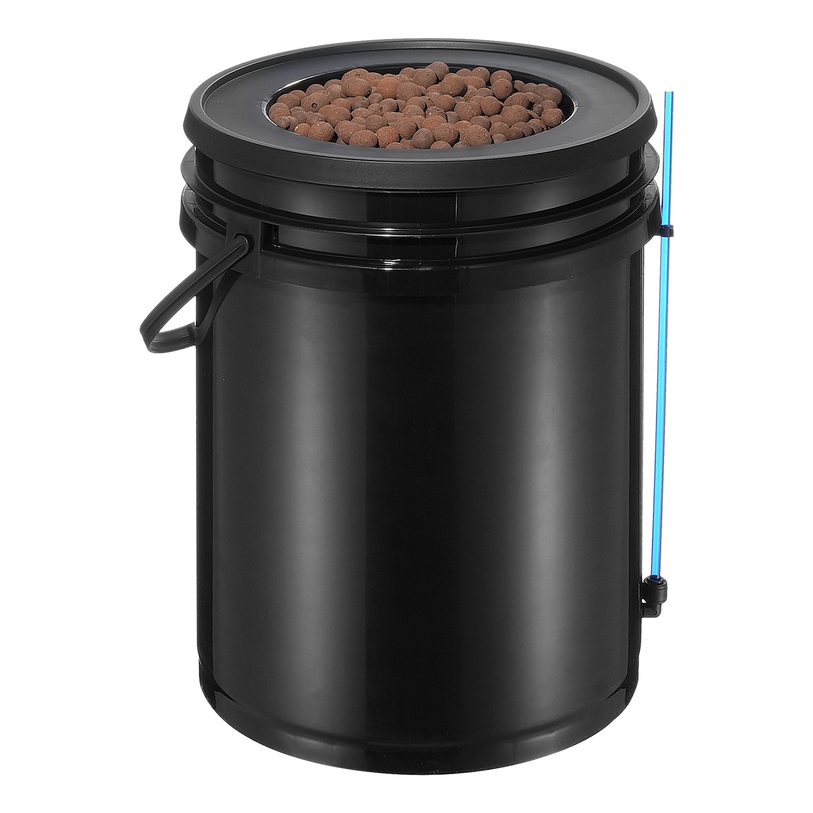 Sistema de cultivo hidropónico VEVOR DWC para cultivo en aguas profundas con goteo superior, 4 baldes