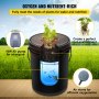 Sistema hidropónico VEVOR con bomba de aire de 10 W y piedra difusora para un crecimiento óptimo de las raíces