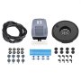 Kit de sistema hidropónico VEVOR con bomba, tubos, piedras difusoras y conectores.