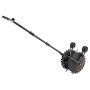 VEVOR Aireador de Césped Rodante con 16 Púas, 5 cm de Profundidad, Mango de 147 cm, Soporta hasta 21 kg, Herramienta de Aireación de Césped Manual de Acero para Zonas para Mascotas Patio y Jardín