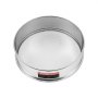 VEVOR Flour Sieve Fine Mesh, 12 Mesh Flour Sifter, 304 Stainless Steel Fine Mesh Sifter Food-grade, Dia. 12.6" Fine Mesh Strainers for Baking, 5 Sizes Mesh hole for Mungbean, Rice, Flour, Pearl Powder