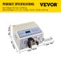 VEVOR Máquina Pelacables Eléctrica Máquina peladora de pelado de cables Pelacables automático de desecho 0.1-4.5 mm