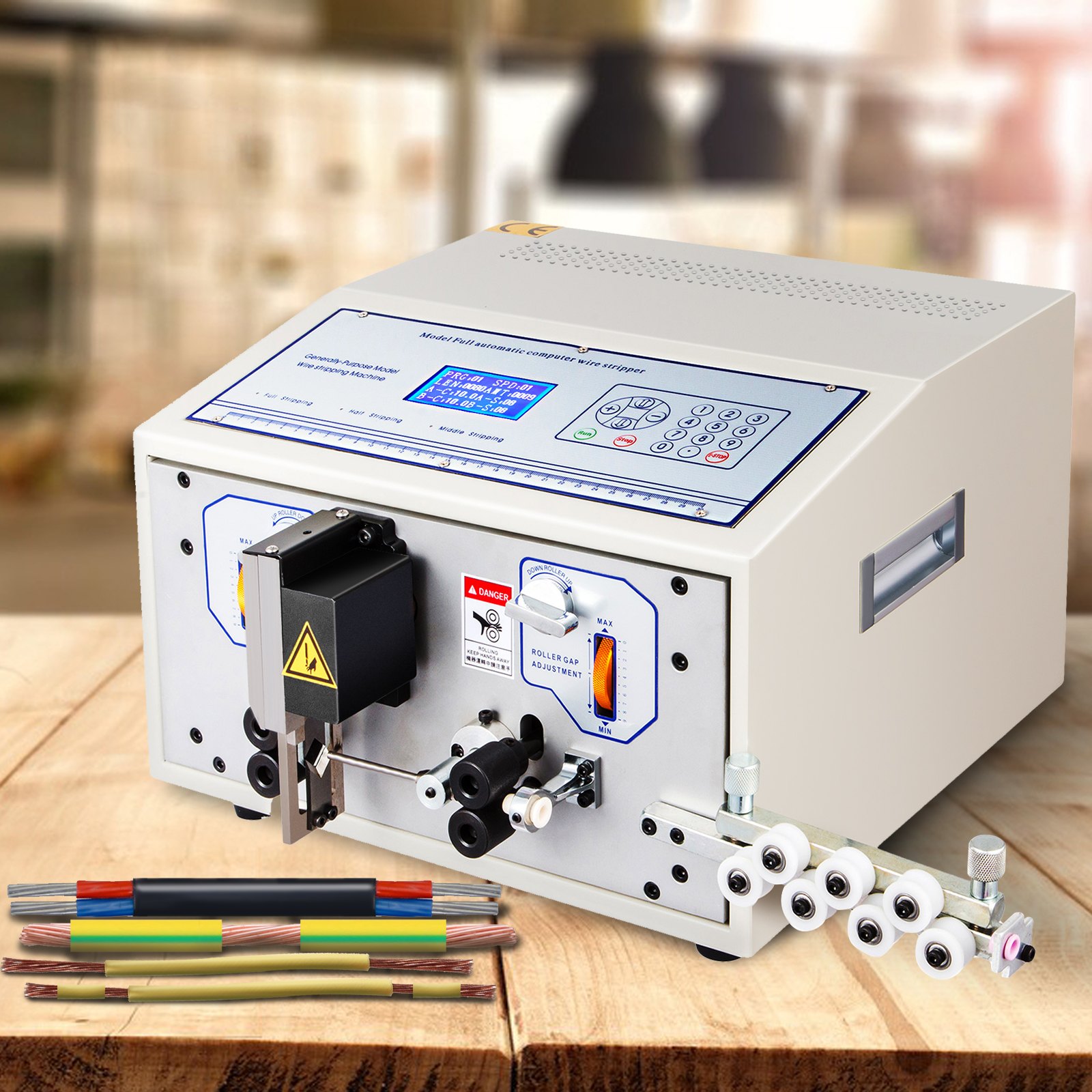 VEVOR Máquina Pelacables Eléctrica Máquina peladora de pelado de cables Pelacables automático de desecho 0.1-4.5 mm