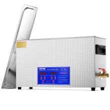 Limpiador ultrasónico de armas VEVOR de 10 l, máquina de limpieza ultrasónica profesional de 300 W con temporizador y calentador, limpiador ultrasónico digital de 40 kHz con cesta para piezas de armas, balas y suministros militares Marca: VEVOR