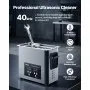 Limpiador ultrasónico VEVOR de 6 litros, máquina profesional con cesta de limpieza y pantalla digital, 120 W, acero inoxidable, 40 kHz, ideal para limpiar relojes, maquinillas de afeitar, joyas, monedas y más.