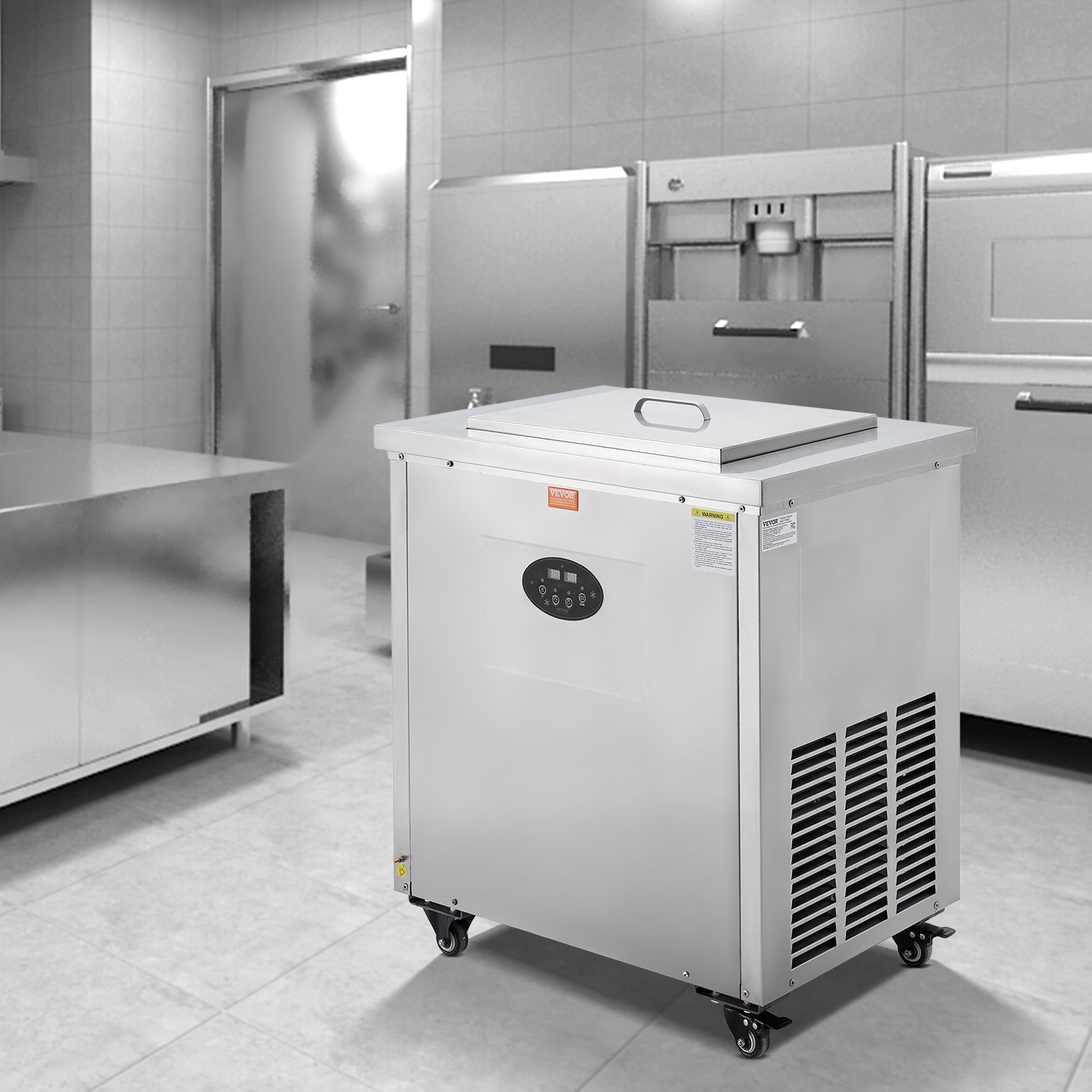 Máquina comercial para hacer paletas VEVOR, juego de moldes individuales - 40 piezas, máquina para hacer paletas de acero inoxidable, máquina para hacer palitos de hielo para bares, cafeterías y tiendas de té con leche