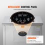 Máquina de paletas VEVOR con panel de control inteligente para configuraciones de temperatura personalizables.