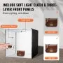 Caja de luz para estudio fotográfico VEVOR, 81 x 81 cm, 5600 K, kit profesional para sesiones de fotos con 210 luces LED, 5 fondos, adaptador de corriente, tela suave y esquineros, alto CRI ≥ 95 para fotografía de productos.
