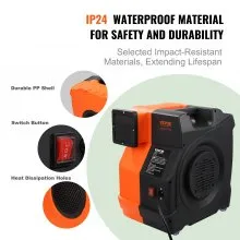 Soplador inflable VEVOR, 1100 W, 1,5 y 1,7 HP, soplador de casa de rebote, soplador de aire comercial para inflables, ventilador eléctrico de castillo hinchable de 3100 RPM, perfecto para casa de rebote, toboganes de agua, listado